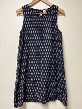 Mata Traders Cotton Fair Trade Sleeveless Shelby Shift Dress - Small